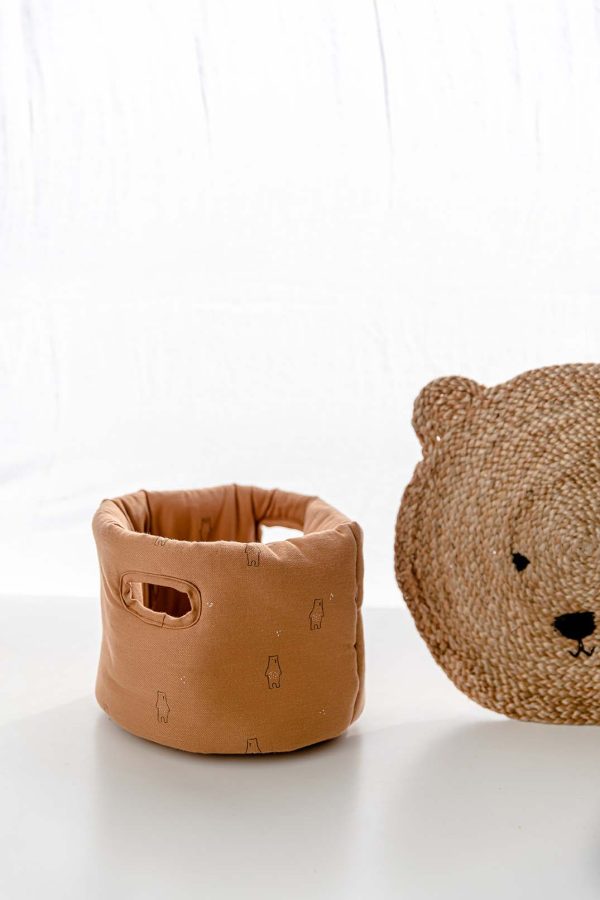 Fabric Basket Bear