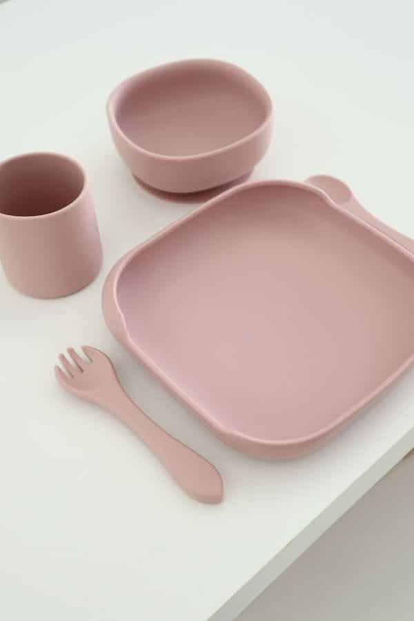 Suction Plate Rose Pink