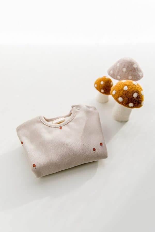 Summer Sweatshirt Mushrooms