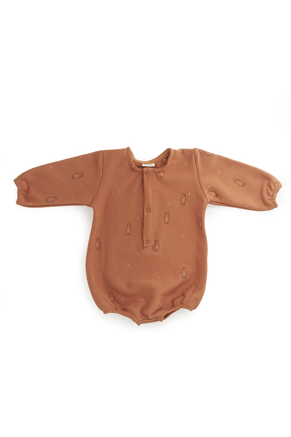 Short Dungaree Long Sleeve Bear