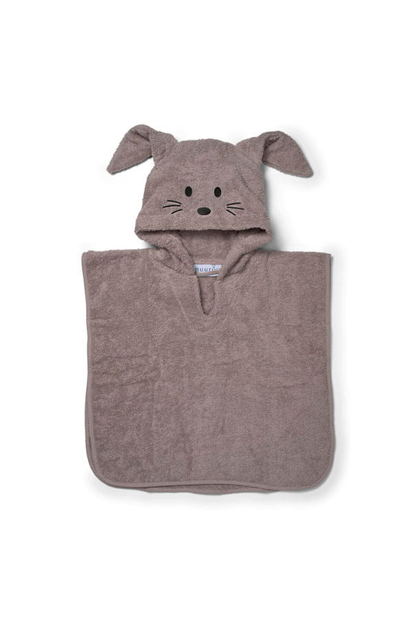Adelin Poncho Grey Rabbit
