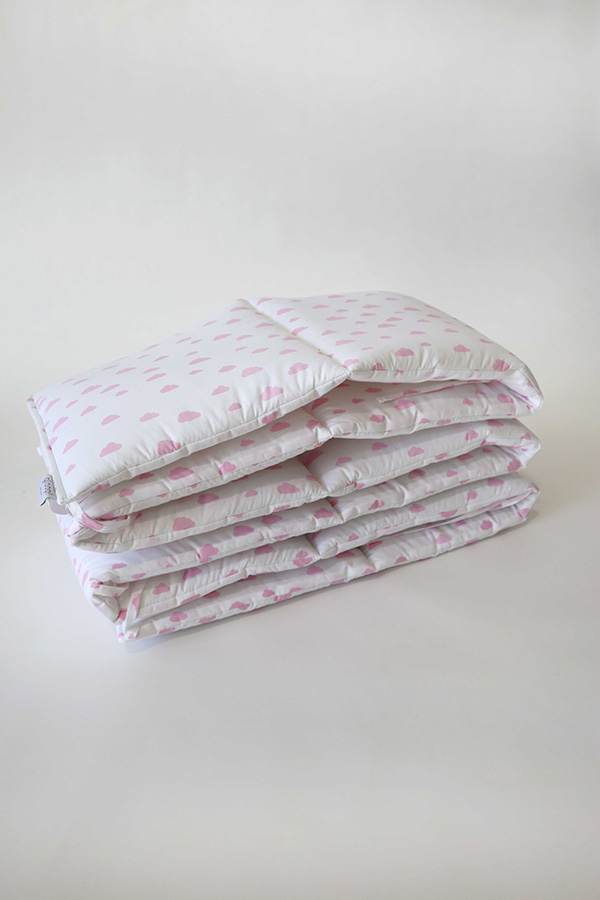 Protector de Cuna Pink Clouds (360×30)