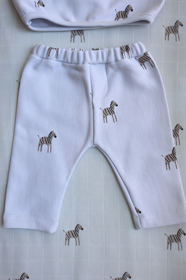 Calça Harem Infantil HonestBaby - Algodão Orgânico, Confortável, Estilo Waffle