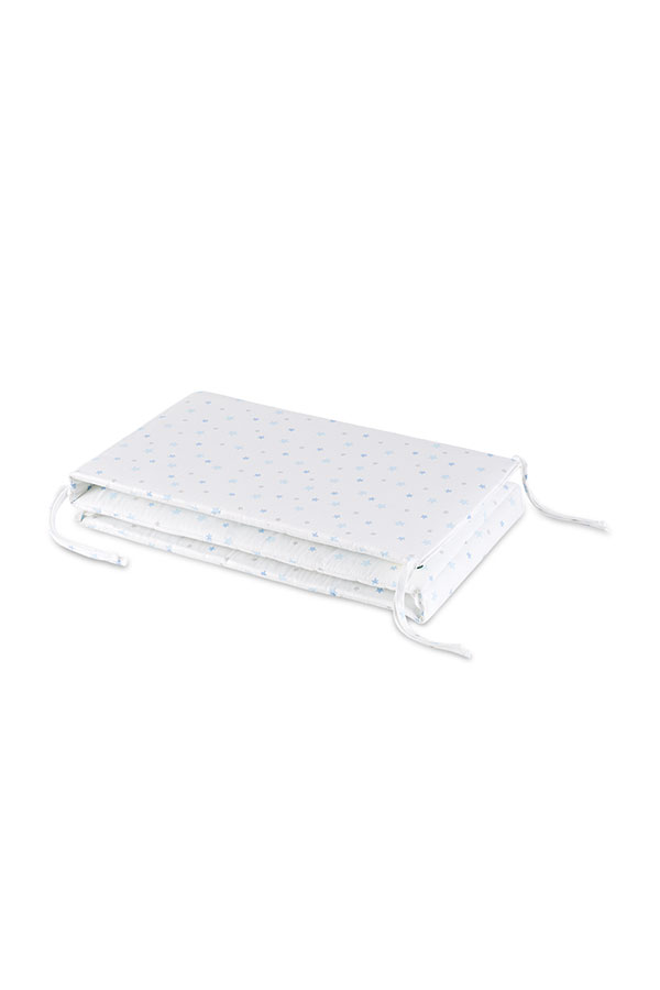 Cot Bumper Blue Stars