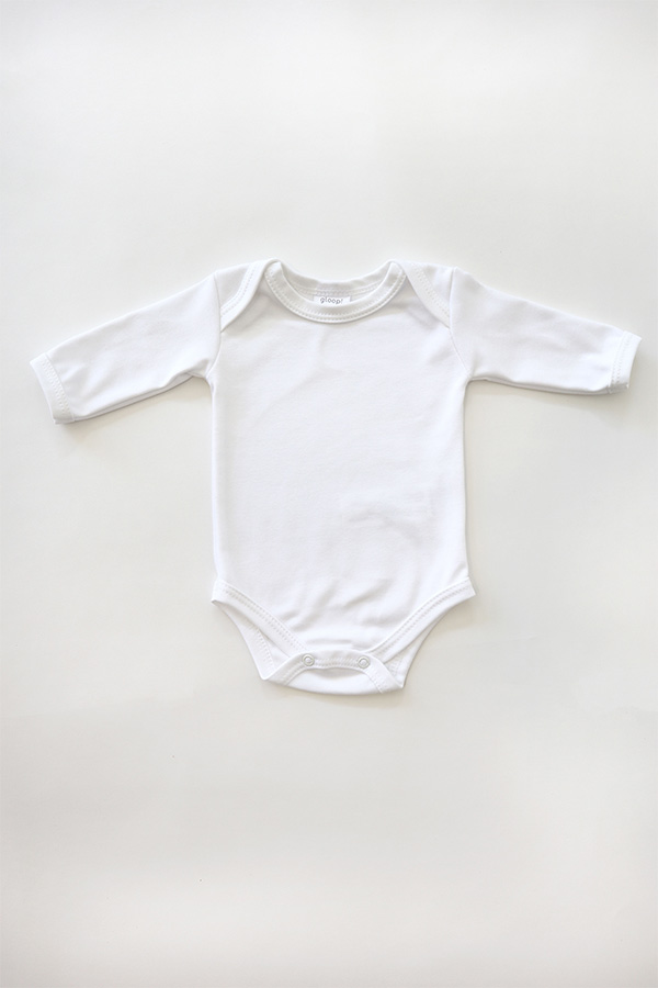 Pack 2 Bodysuits White in organic cotton