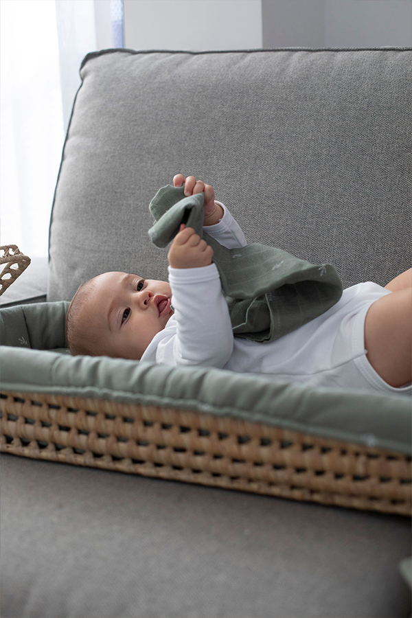 Se de 2 Langes Mousseline de coton 50x50cm Little Garden