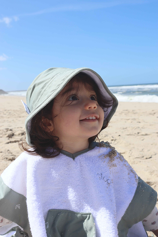 Chapéu bebé algodão organico Little Garden