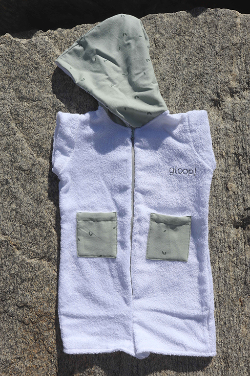 Combinaison bébé plage Organic Green