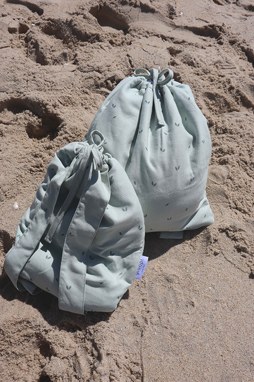 Beach Towel Backpack Organic Green