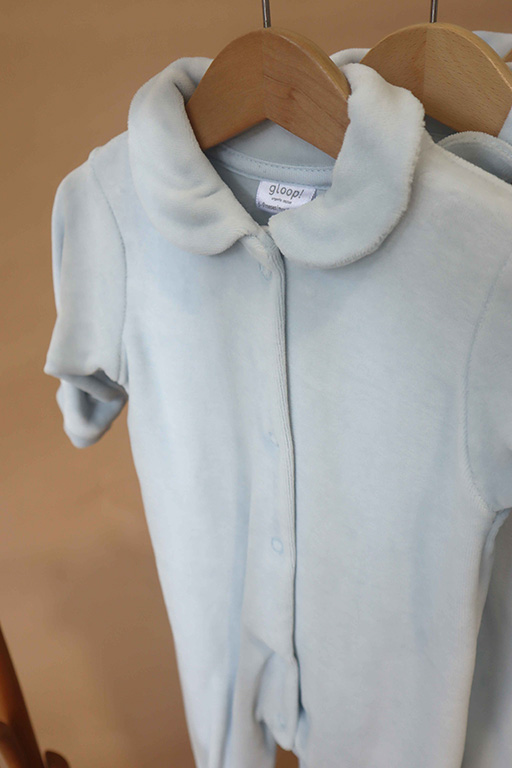 Grenouillère d’hiver Bleu Clair