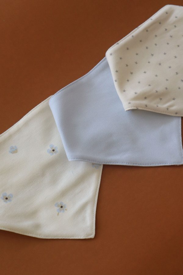 Pack 3 Baberos Bandana Natural
