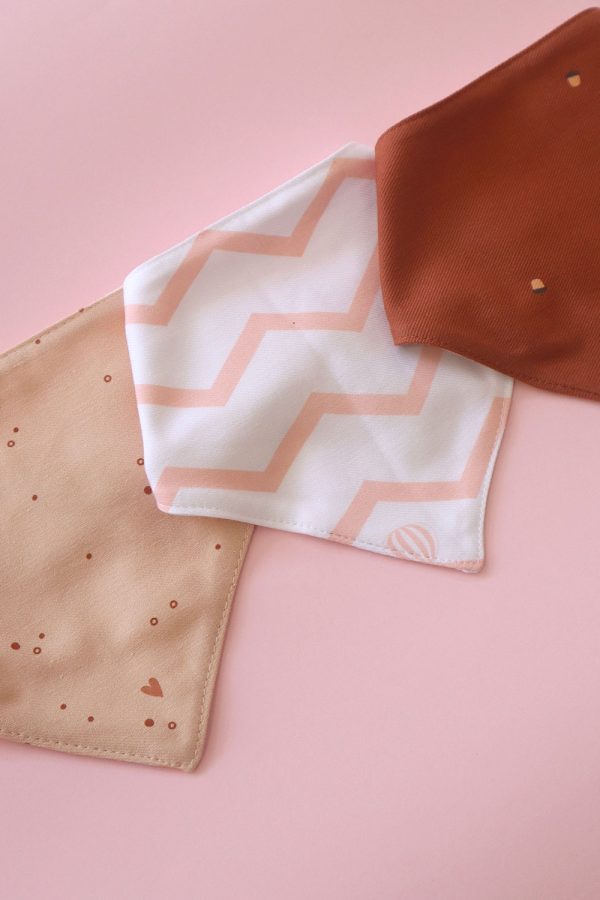 Pack 3 Bandana Soft Pink