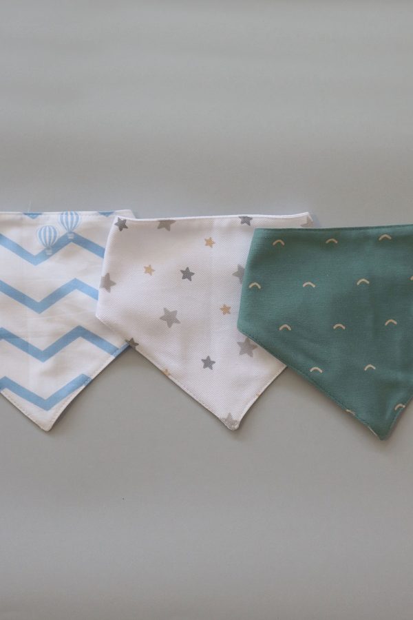 Pack 3 Bandana Soft Blue
